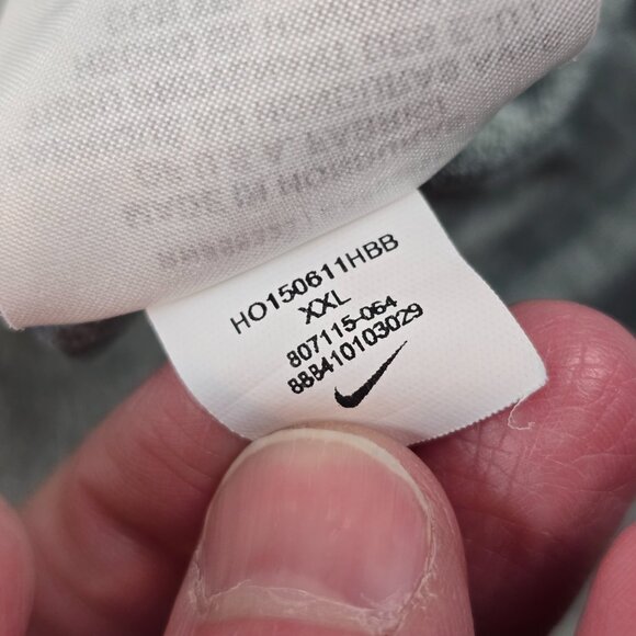 Nike T Shirt Mens 2XL Gray Blue Ken Griffey Baseball Graphic Dri-Fit 3/4 Sleeve - Picture 8 of 9